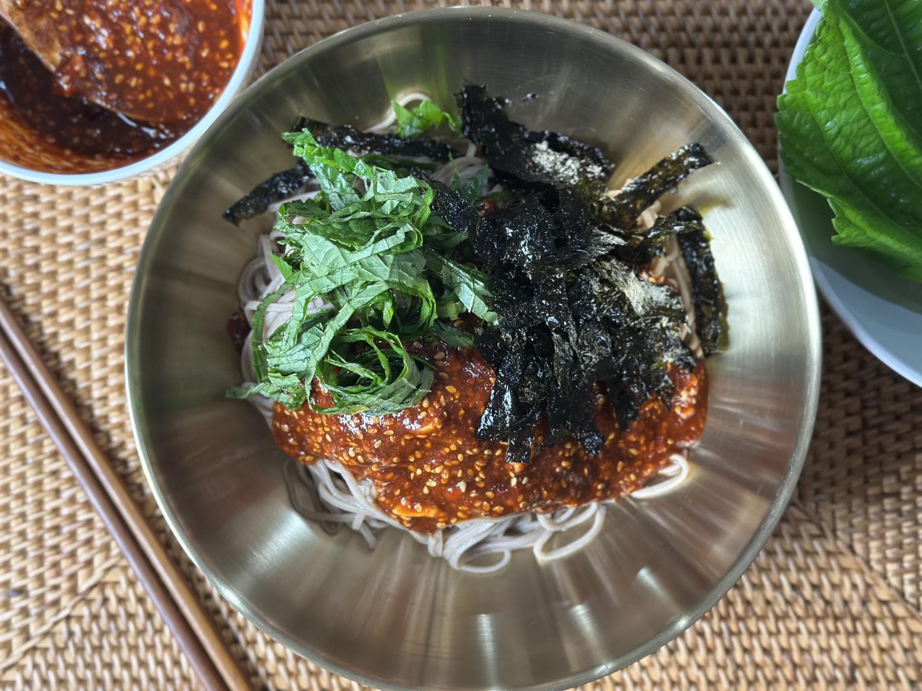 Makguksu Recipe: Authentic Korean Cold Buckwheat Noodles with Spicy Gochujang Sauce