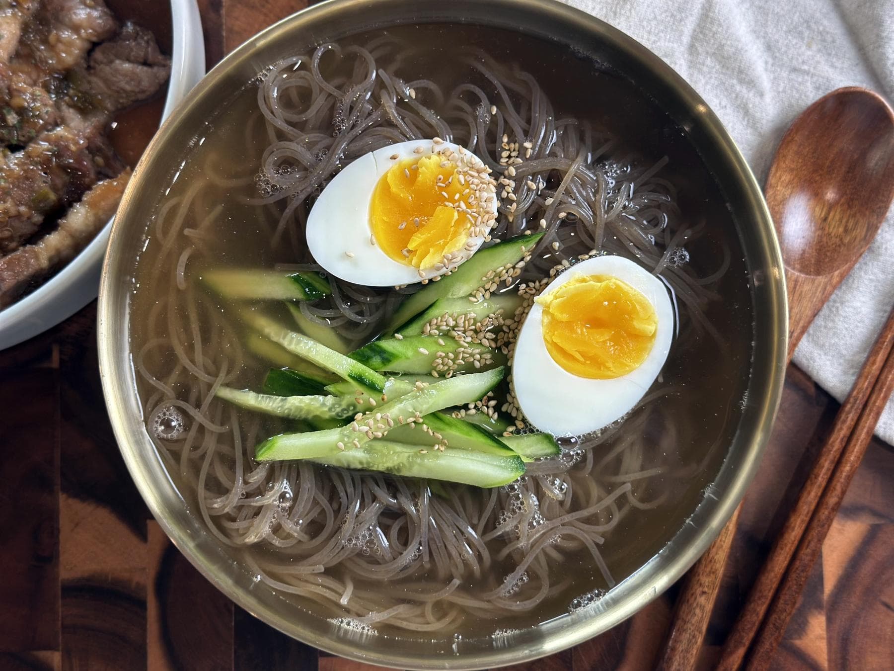 Beat the Heat with EASY Korean Cold Noodles (Naengmyeon)!