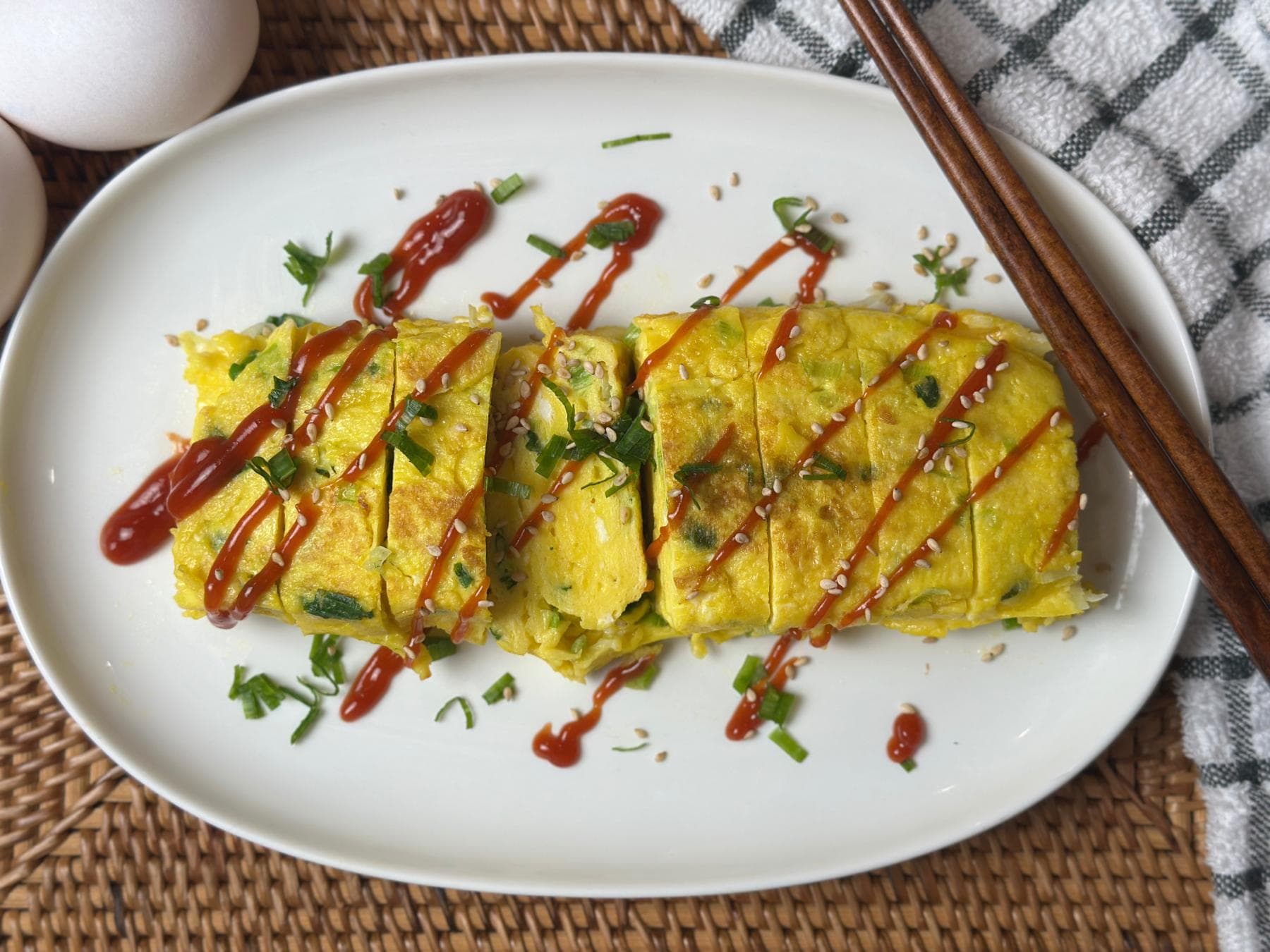 Egg Omelette Roll Gyeran Mari